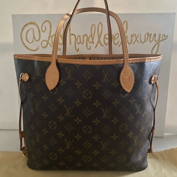 AUTHENTIC LOUIS VUITTON MONOGRAM NEVERFULL MM WITH DUST BAG - Picture 3 of 11
